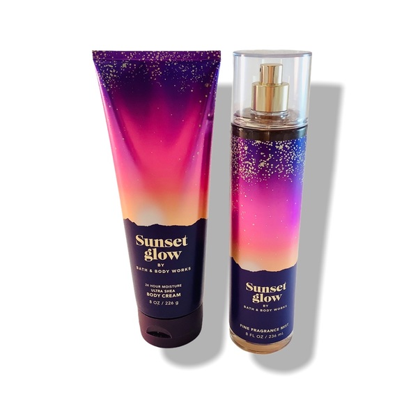 Bath & Body Works Skincare 2 New Bath Body Works Sunset Glow Cream